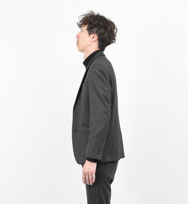 Stutostein「《ビジカジ/セットアップ対応》CORDURA 裏起毛ウォッシャブルストレッチジャケット 25AW」|テーラードジャケット|