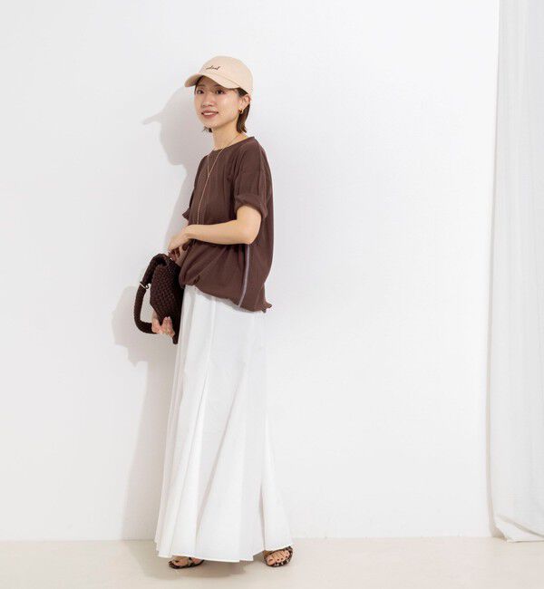 Rie Miller「ウォッシャブルドローストTシャツ」|Tシャツ・カットソー|