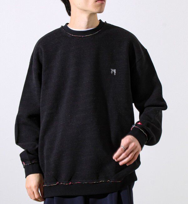 GLOSTER「【BOY BACK FANCYシリーズ】 スウェットプルオーバー」|スウェット・ジャージ|ブラック