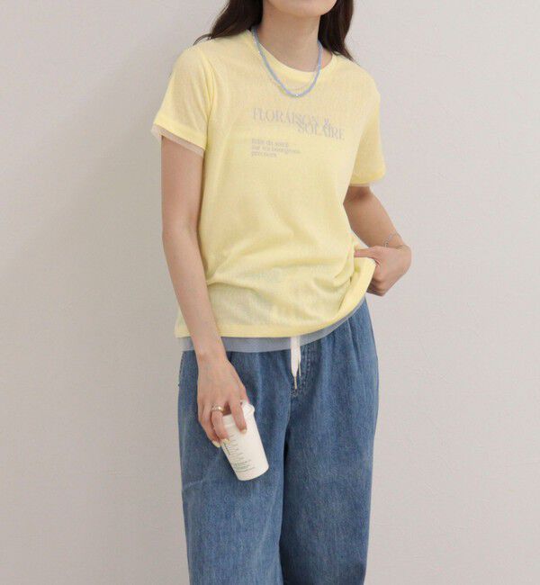 fredy emue「シアーレイヤードＴシャツ」|Tシャツ・カットソー|