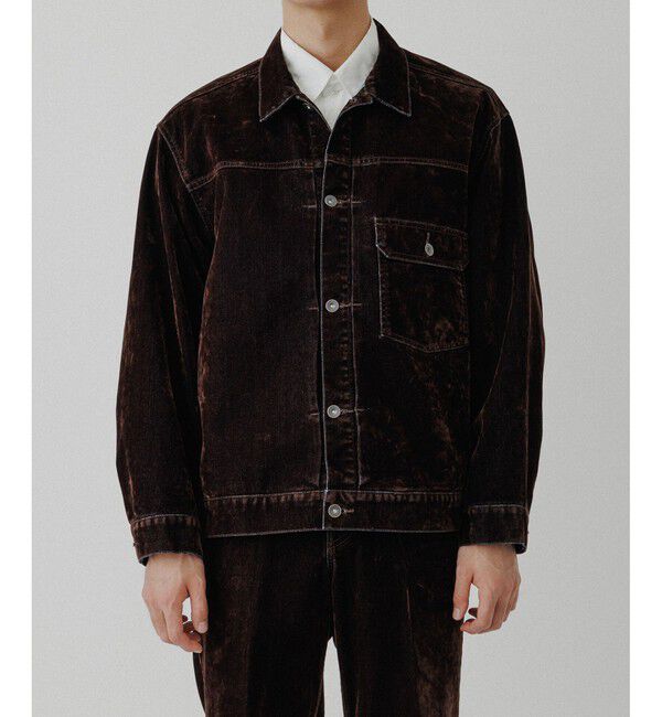 ADAM ET ROPE'「【ISKO】フロッキー デニムジャケット / ADAM ET ROPE' JEANS -PERS-」|デニムジャケット|