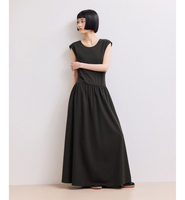ADAM ET ROPE'「【WEB限定】バックオープンマキシワンピース」|ワンピース|
