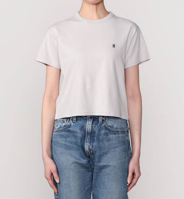 GYMPHLEX「Gymphlex | スムースコットン コンパクトTシャツ WOMEN」|Tシャツ・カットソー|