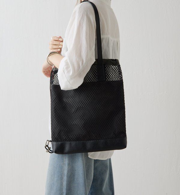  「【PAPILLONNER/パピヨネ】メッシュ2WAYトートバッグ」|トートバッグ|