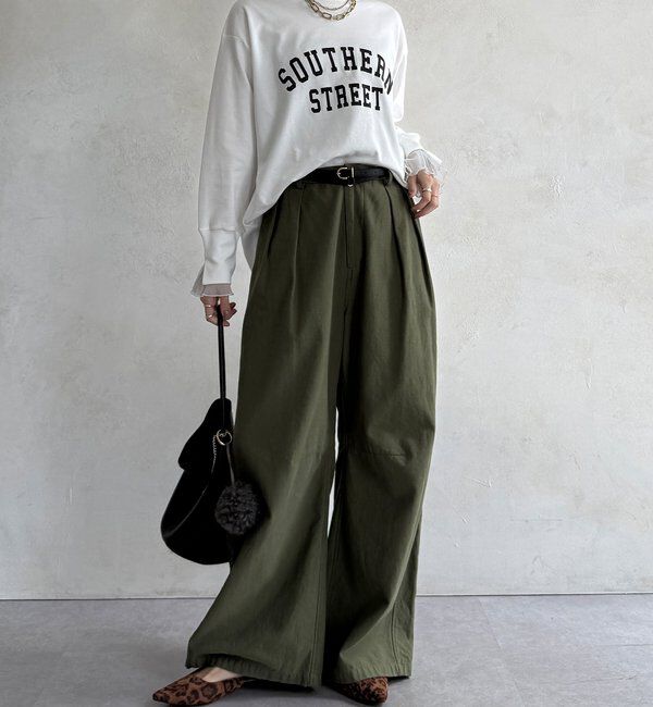  「【WEB限定】フロッキーロゴレイヤードトップス」|Tシャツ・カットソー|