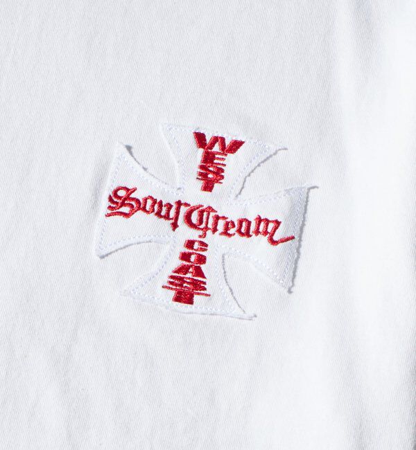  「SourcreamクロスバックプリントTEE」|Tシャツ・カットソー|