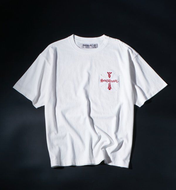  「SourcreamクロスバックプリントTEE」|Tシャツ・カットソー|