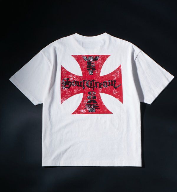  「SourcreamクロスバックプリントTEE」|Tシャツ・カットソー|