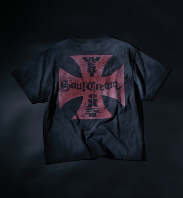  「SourcreamクロスバックプリントTEE」|Tシャツ・カットソー|