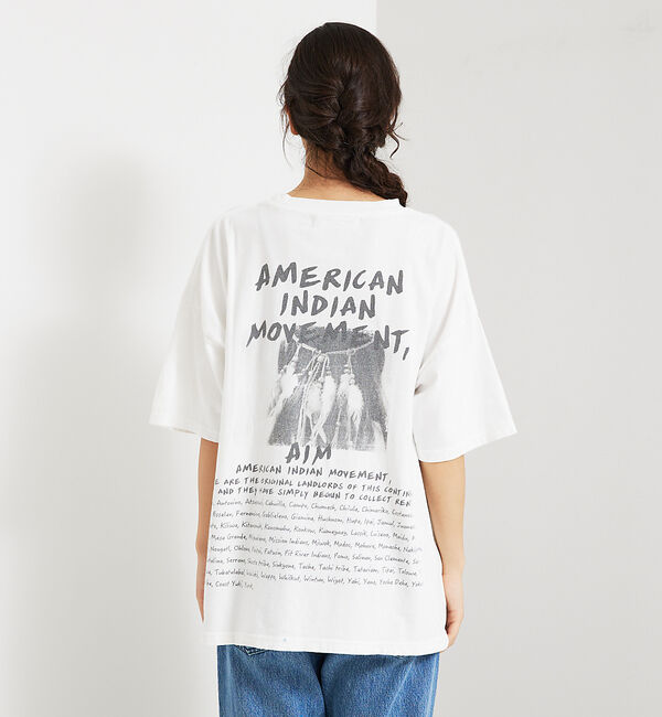 ABAHOUSE「【REMI RELIEF / レミ レリーフ】 INDIAN天竺 BIGTシャツ」|Tシャツ・カットソー|