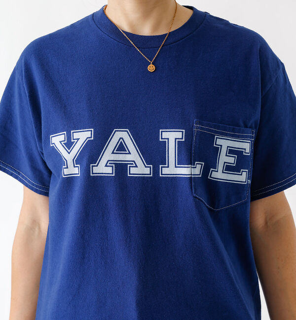 ABAHOUSE「【The BOOK STORE / ブックストア 】YALE  POCKET T」|Tシャツ・カットソー|