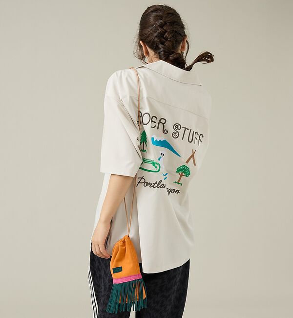 ABAHOUSE「【POLeR/ポーラー】TOURIST SHIRT2/スーベニア/ボーリング/6」|シャツ・ブラウス|