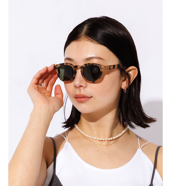 ABAHOUSE「【IZIPIZI/イジピジ】SUN POLARIZED/#C サングラス / ユ」|メガネ|ベージュ系その他1
