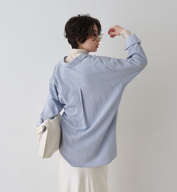 Rouge vif「【一部店舗限定】アシンメトリー変形2WAYシャツ」|シャツ・ブラウス|