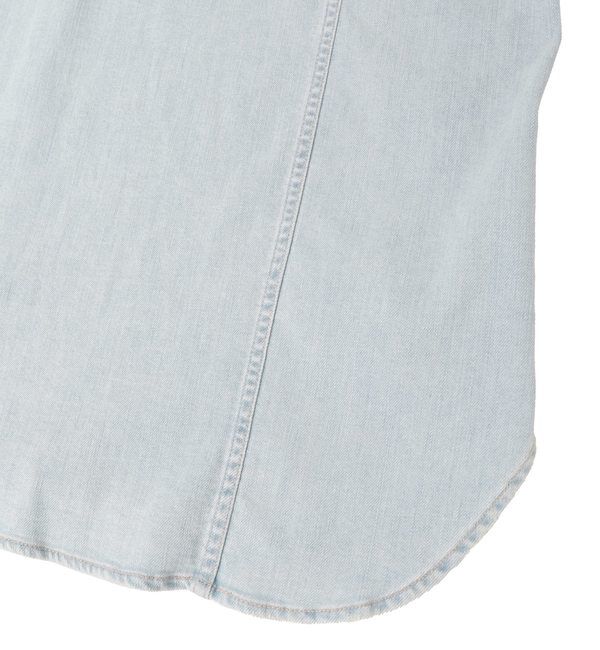 TIARA「【HEALTHY DENIM/ヘルシーデニム】デニムシャツ（Almond）」|シャツ・ブラウス|