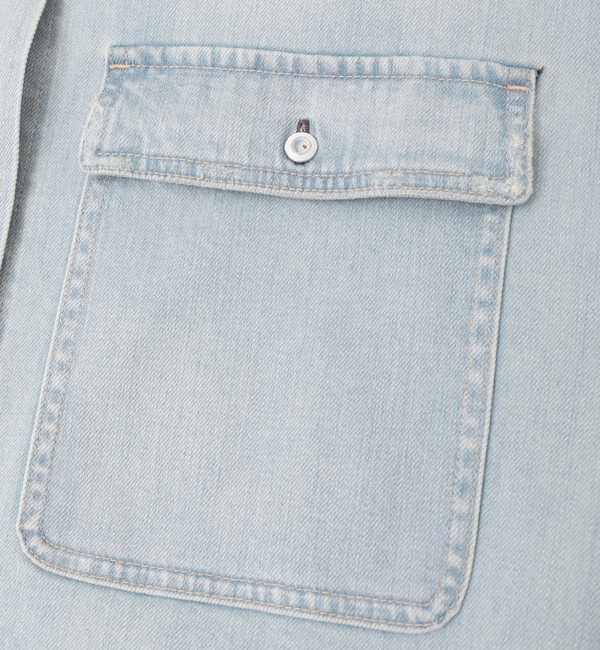 TIARA「【HEALTHY DENIM/ヘルシーデニム】デニムシャツ（Almond）」|シャツ・ブラウス|