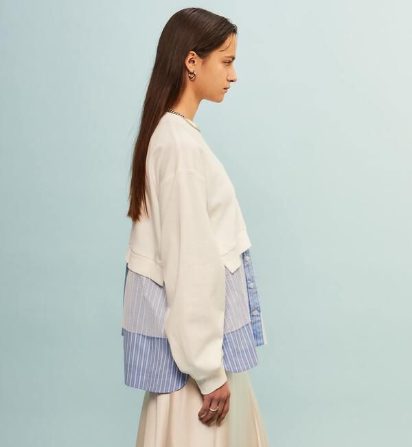 Soffitto「【AULA AILA別注】SHIRT COMBINATION PULLOVER」|その他|