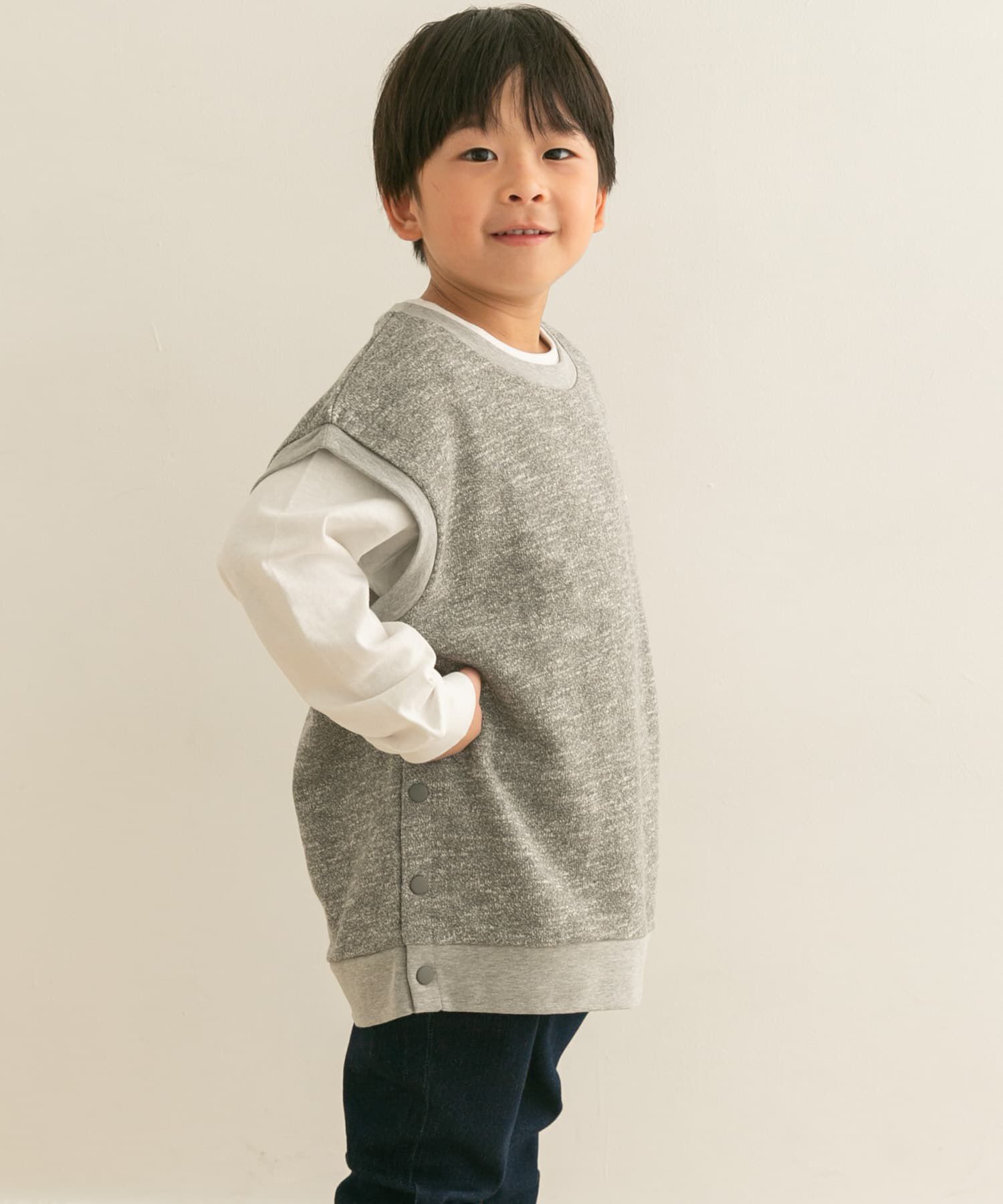 URBAN RESEARCH DOORS「クルーネックミニ裏毛ベスト(KIDS)」|その他|