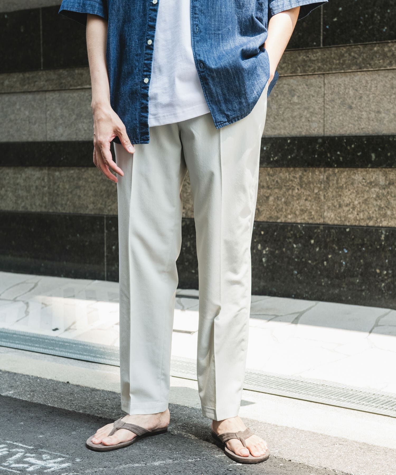 URBAN RESEARCH DOORS「『UR TECH DRYLUXE』『イージーケア/速乾/UVカット』テーパードパンツ」|その他|