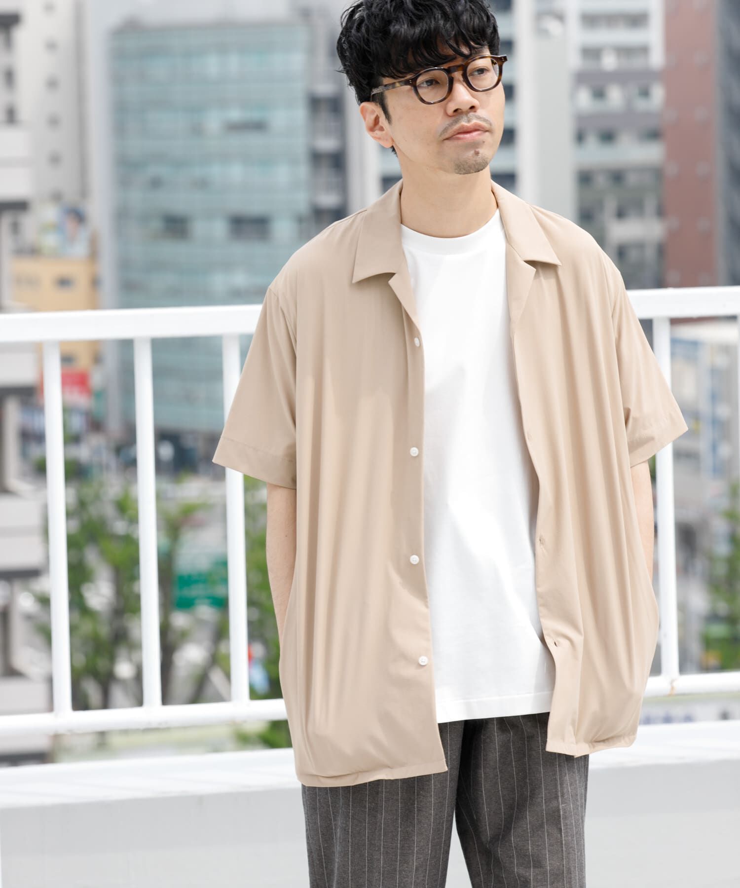 URBAN RESEARCH ROSSO「『ｾｯﾄｱｯﾌﾟ対応』『XLｻｲｽﾞあり』ｸｰﾙｷｰﾌﾟｼｮｰﾄｽﾘ  」|シャツ・ブラウス|