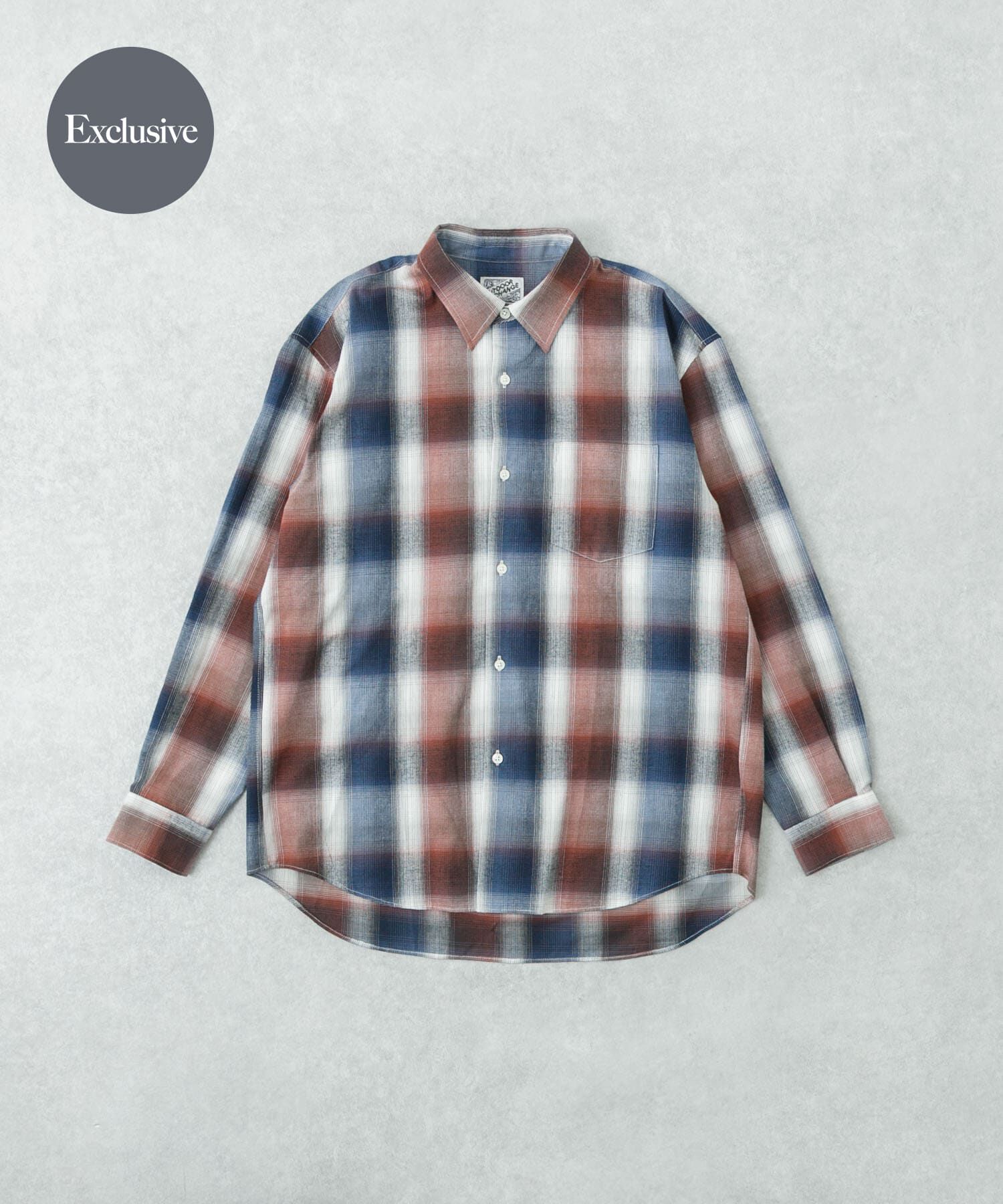 URBAN RESEARCH「『別注』OUTDOOR EXCHANGE&times;URBAN RESEARCH　シャギーチェックシャツ」|シャツ・ブラウス|