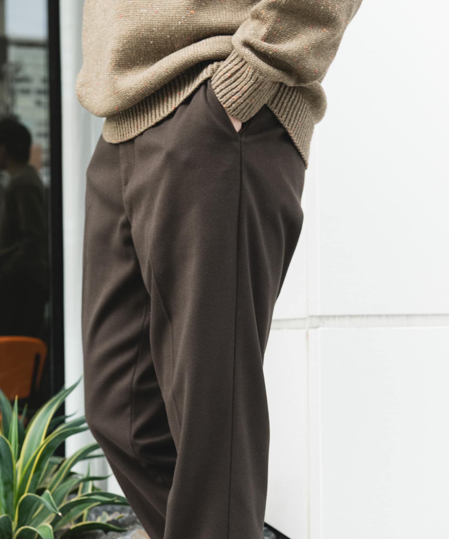 URBAN RESEARCH DOORS「ウールライクテーパードトラウザー」|その他|