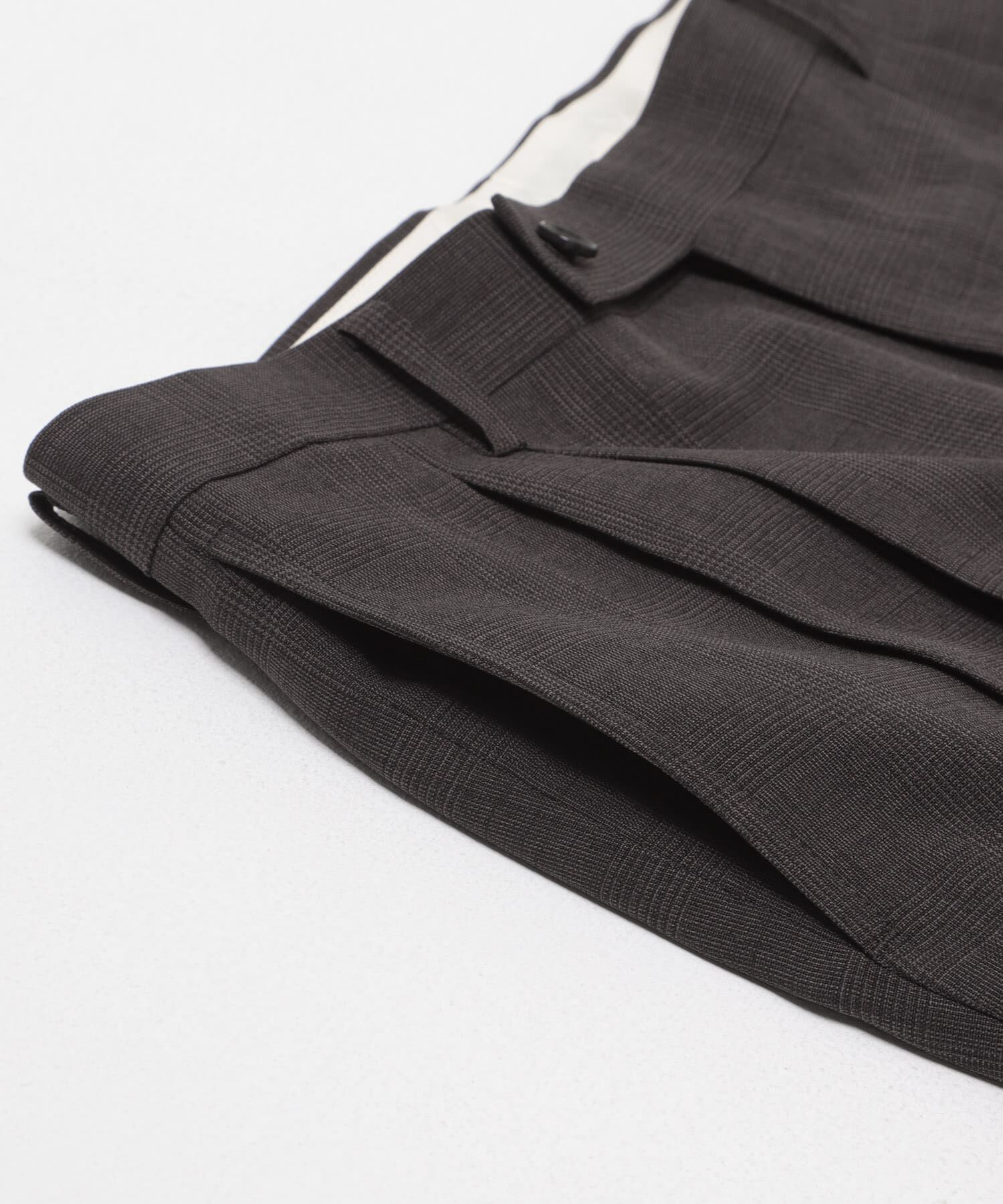 URBAN RESEARCH DOORS「LIFE STYLE TAILOR　ウーリーノグレンチェック2タックパンツ」|スラックス|