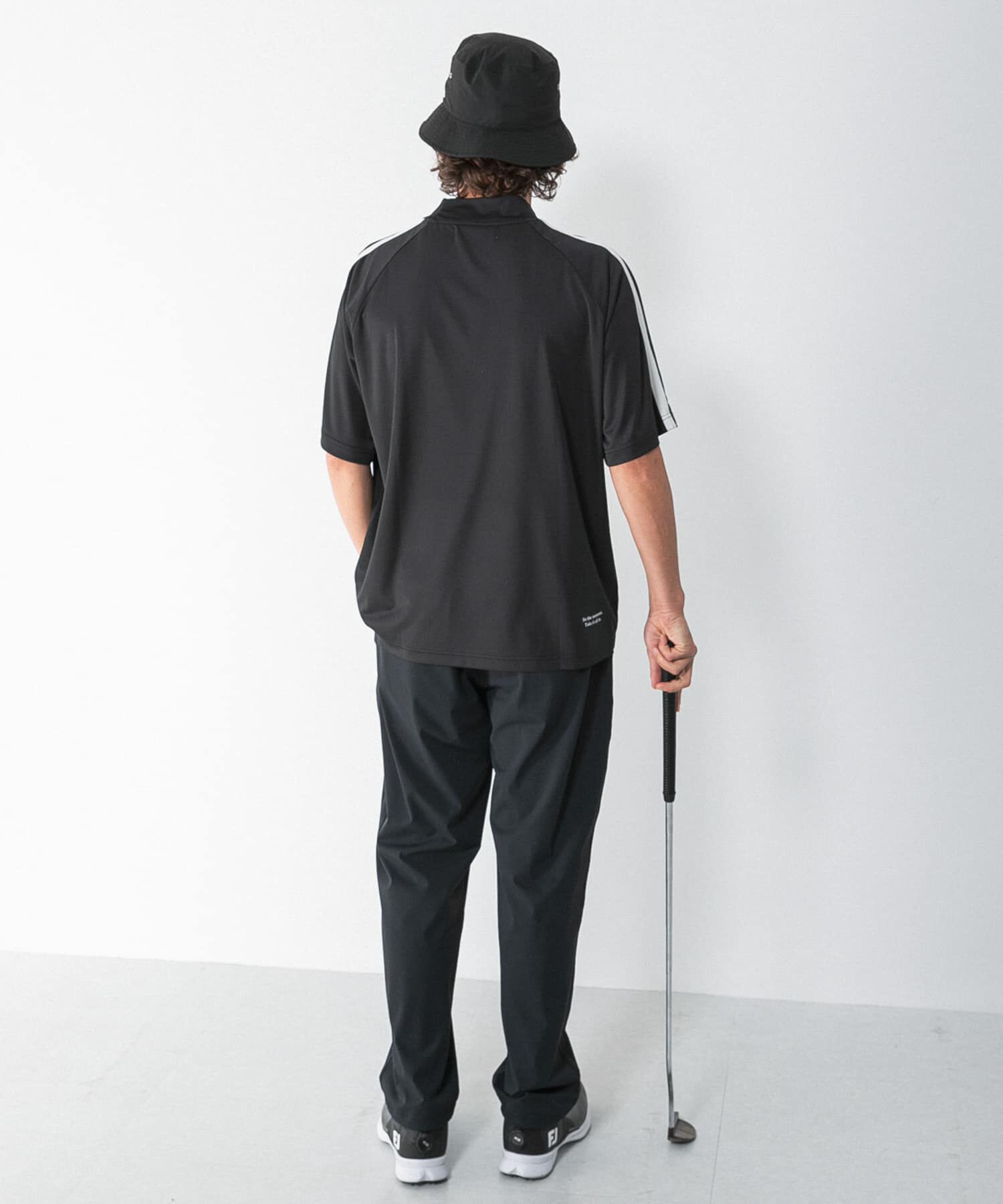Sonny Label 「OOPS　吸水速乾ラインモックネックTシャツ」|Tシャツ・カットソー|