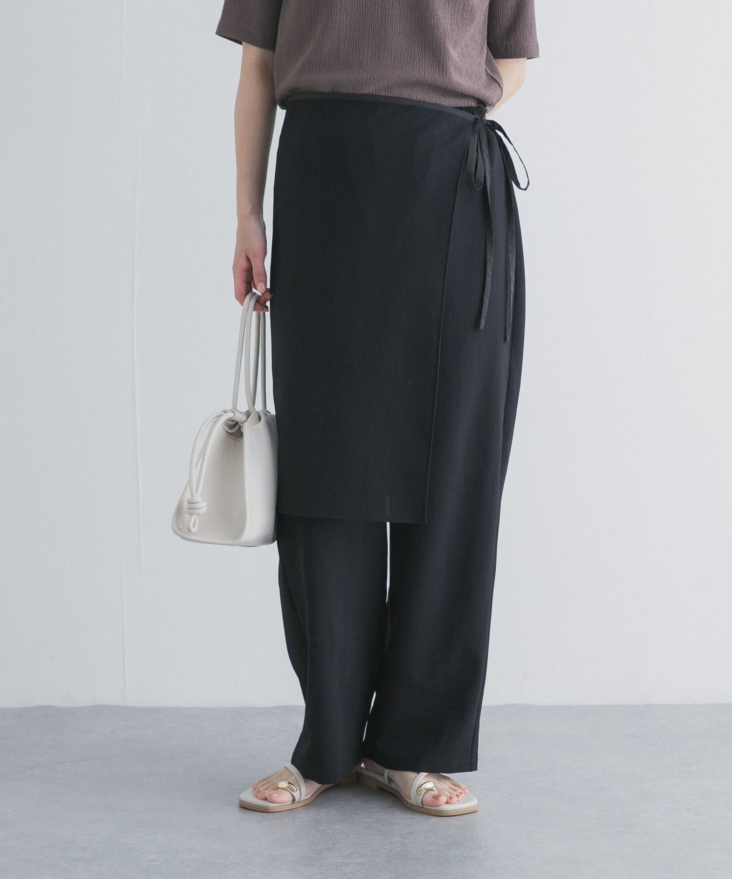 URBAN RESEARCH DOORS「ラップレイヤードストレートパンツ」|その他|