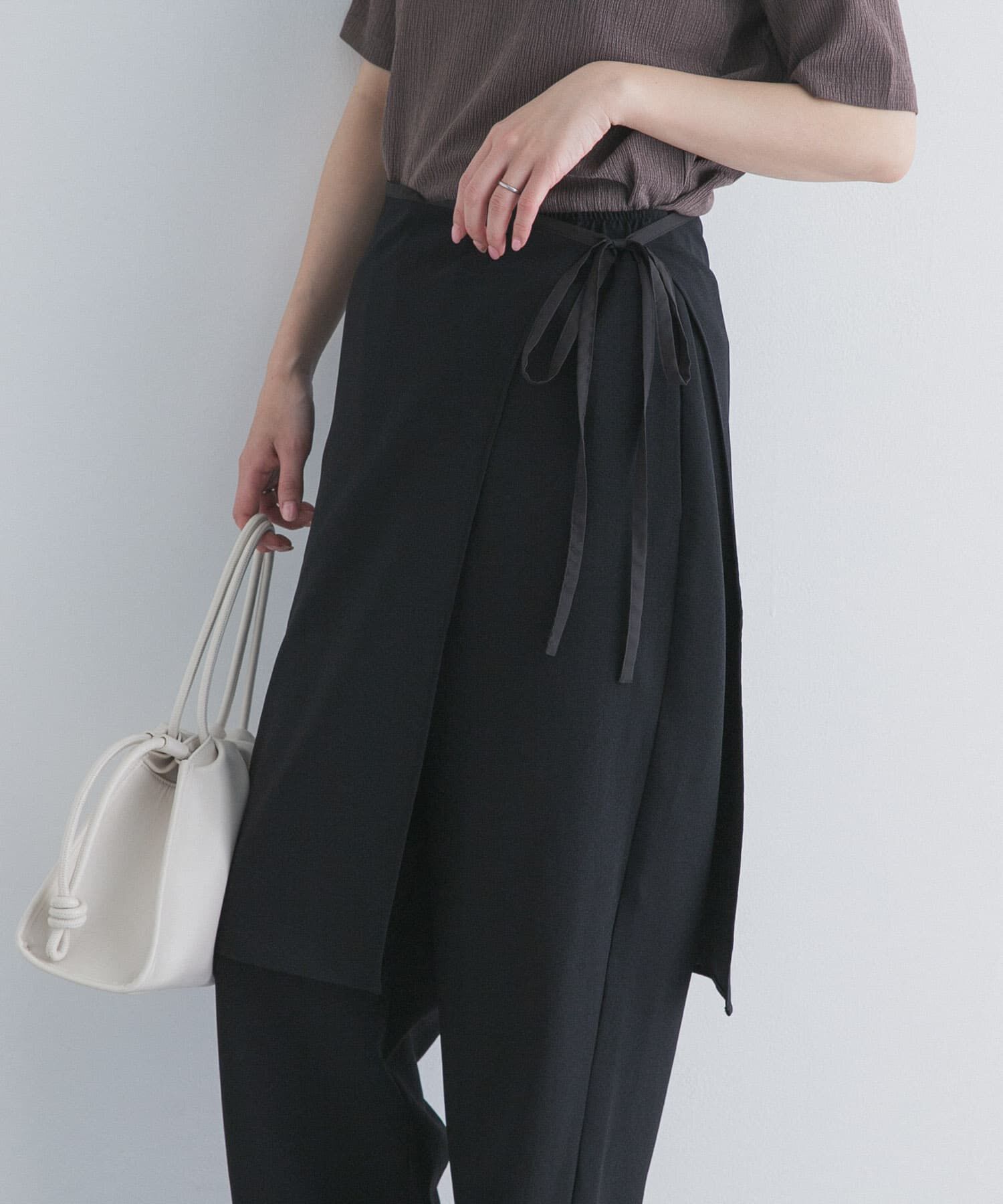 URBAN RESEARCH DOORS「ラップレイヤードストレートパンツ」|その他|