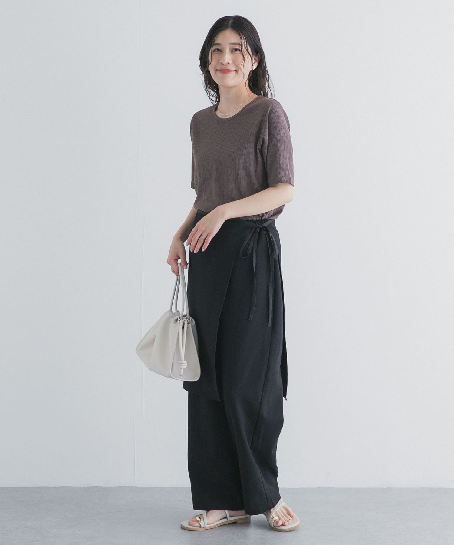 URBAN RESEARCH DOORS「ラップレイヤードストレートパンツ」|その他|