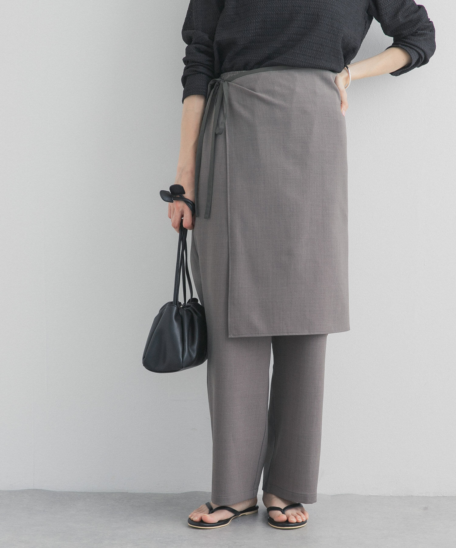 URBAN RESEARCH DOORS「ラップレイヤードストレートパンツ」|その他|