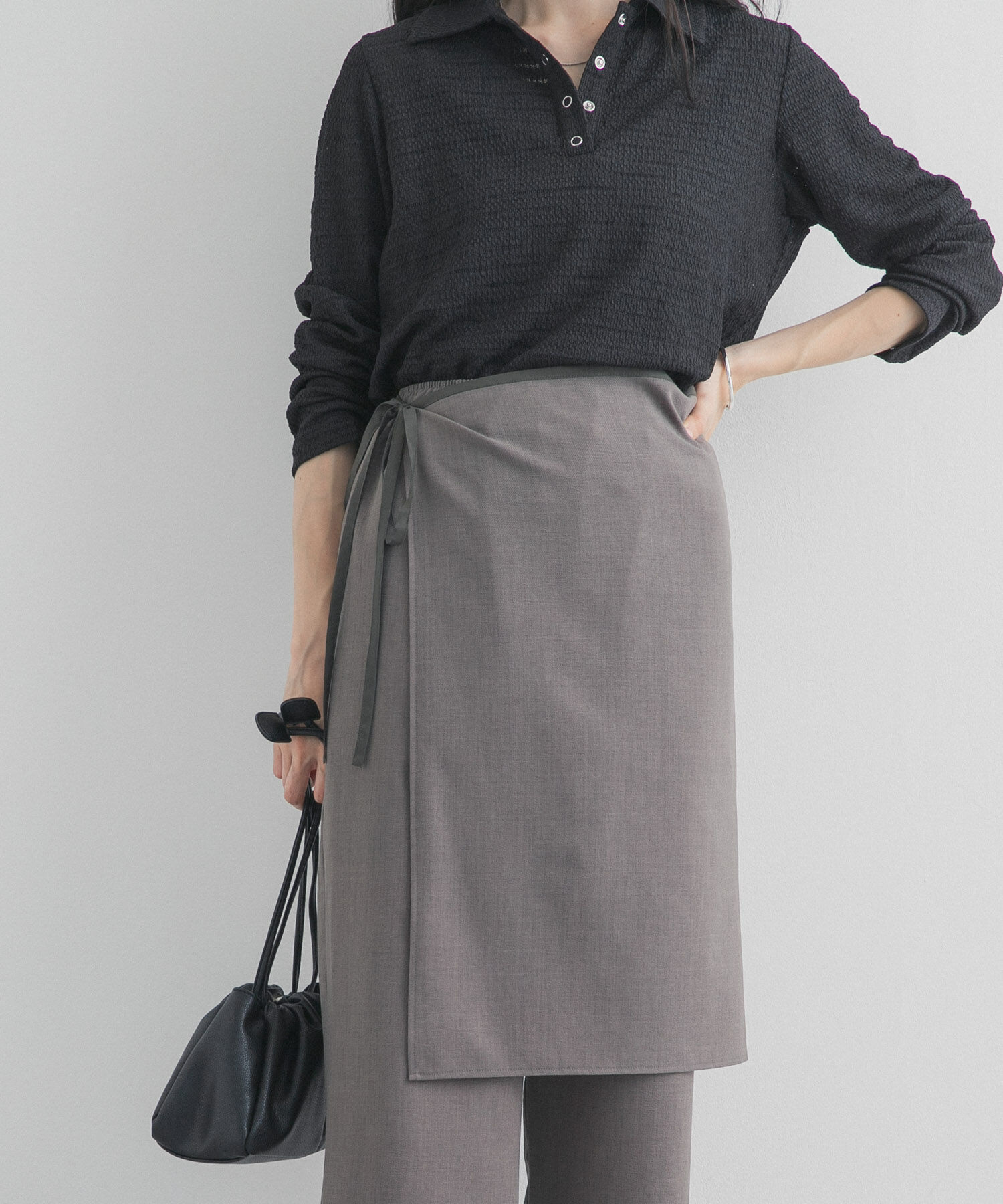URBAN RESEARCH DOORS「ラップレイヤードストレートパンツ」|その他|