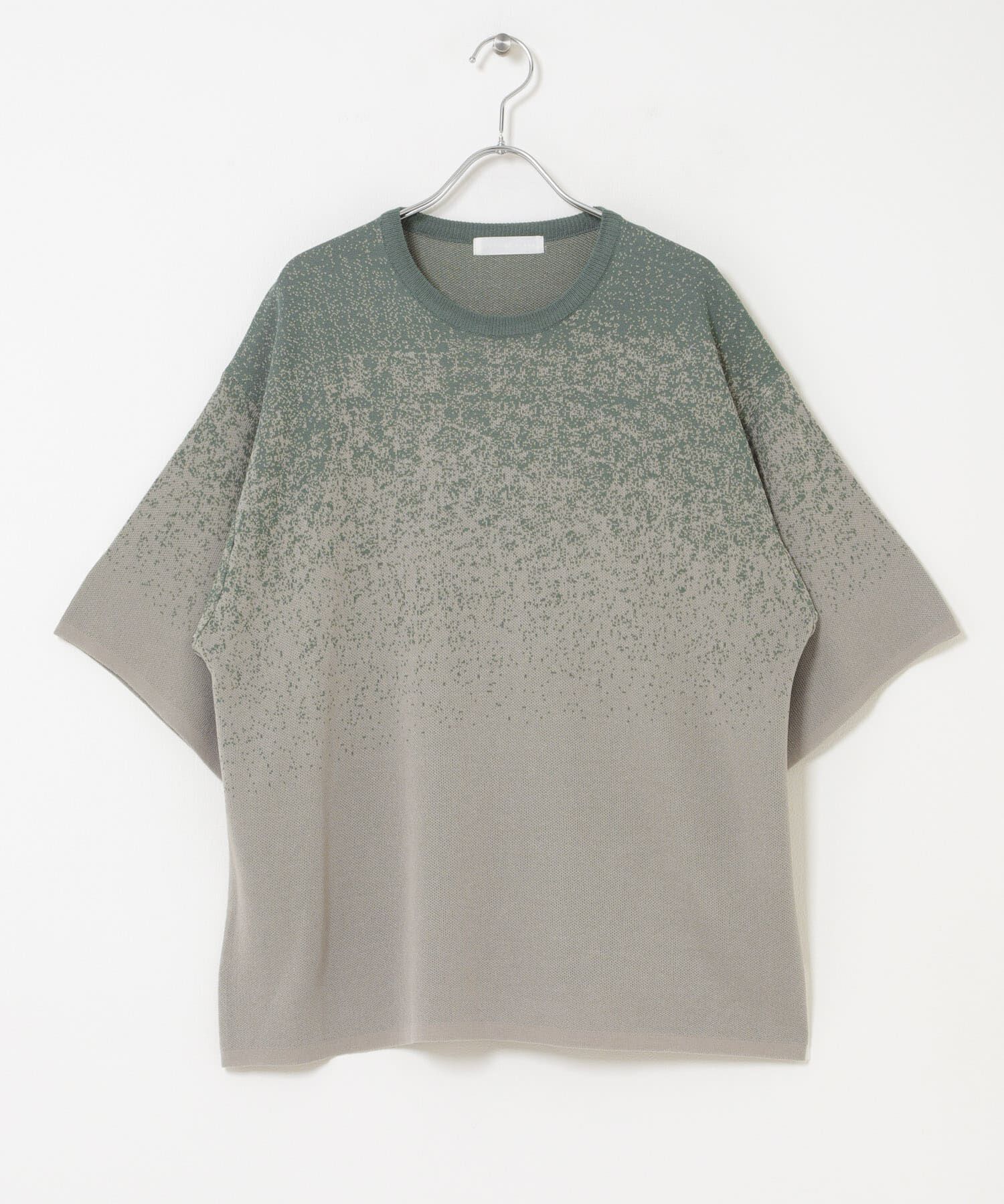 SENSE OF PLACE by URBAN RESEARCH「『洗濯可』エクストラルーズスプラッシュニットTシャツ」|ニット・セーター|