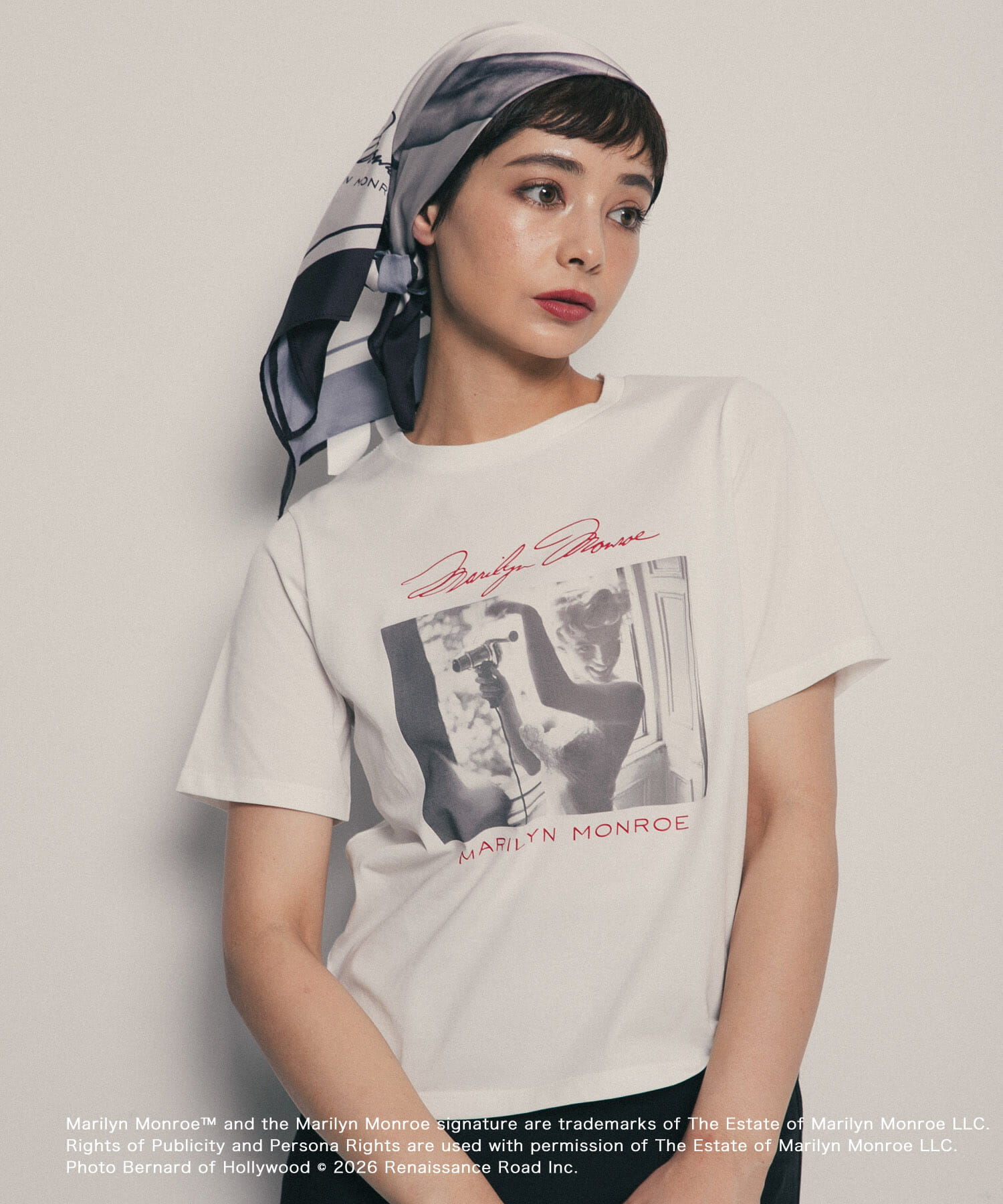 SENSE OF PLACE by URBAN RESEARCH「『別注』MARILYNMONROE&times;SENSE OF PLACE　プリントスカーフ」|バンダナ・スカーフ|