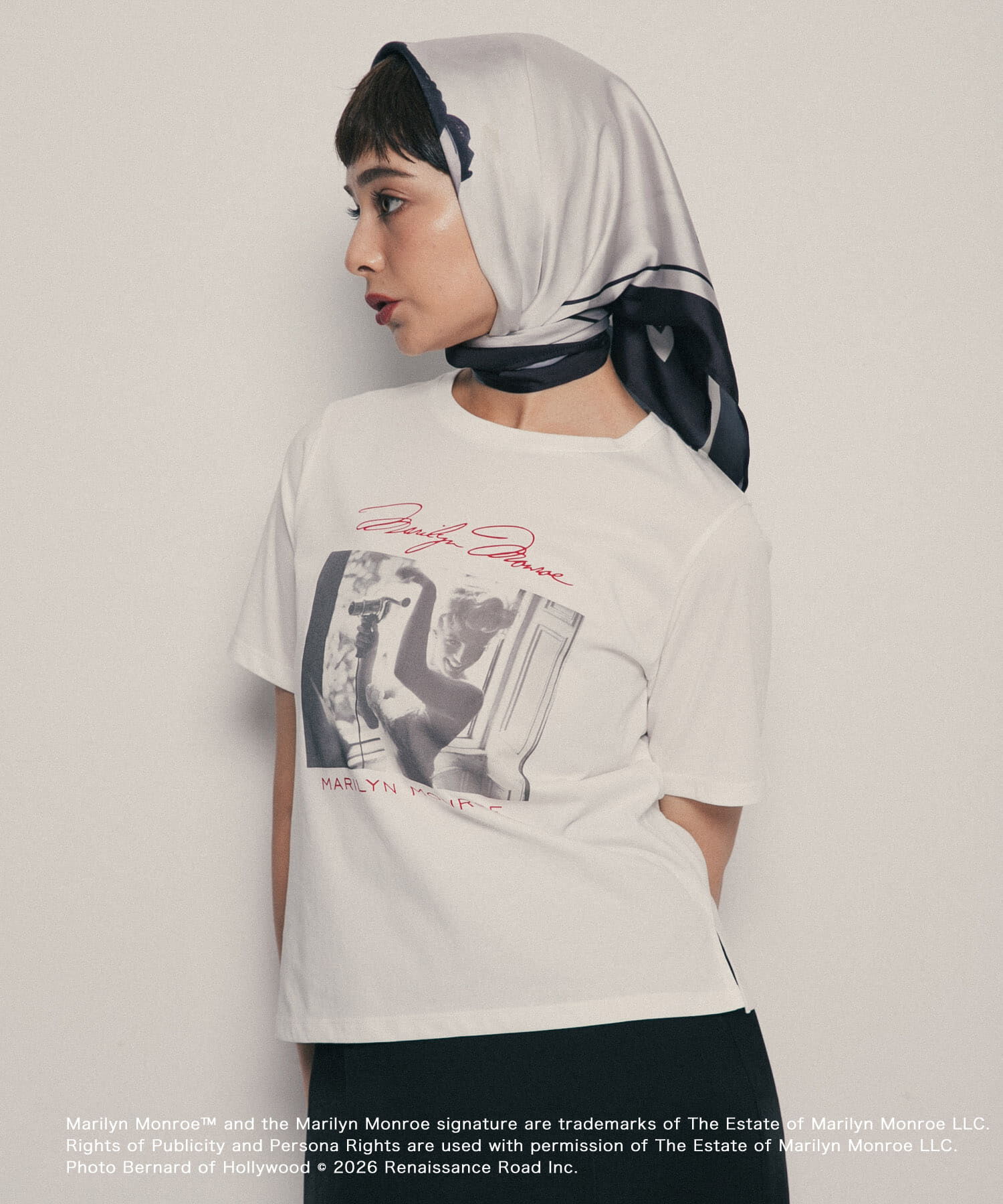 SENSE OF PLACE by URBAN RESEARCH「『別注』MARILYNMONROE&times;SENSE OF PLACE　プリントスカーフ」|バンダナ・スカーフ|
