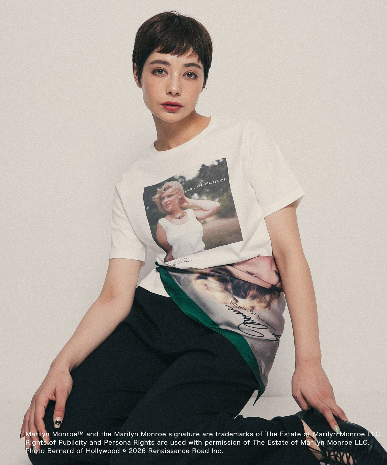 SENSE OF PLACE by URBAN RESEARCH「『別注』MARILYNMONROE&times;SENSE OF PLACE　プリントスカーフ」|バンダナ・スカーフ|