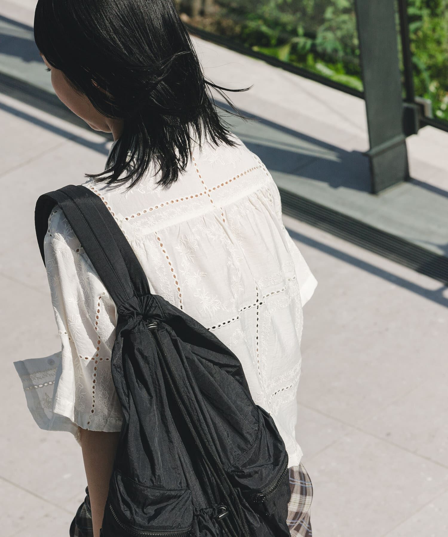 SENSE OF PLACE by URBAN RESEARCH「ヒラヒラパッチワークシシュウシャツ」|シャツ・ブラウス|