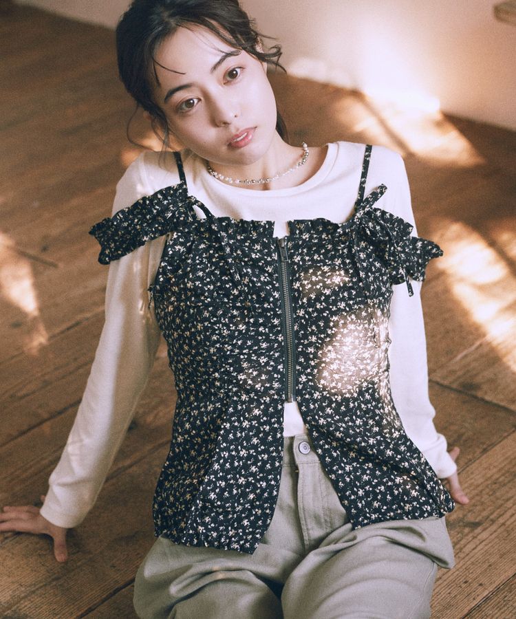 earth music&ecology「サイドギャザープルオーバー」|Tシャツ・カットソー|