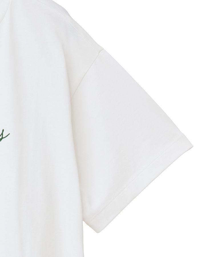 Green Parks「フロッキー筆記体ロゴボックスTシャツ」|Tシャツ・カットソー|
