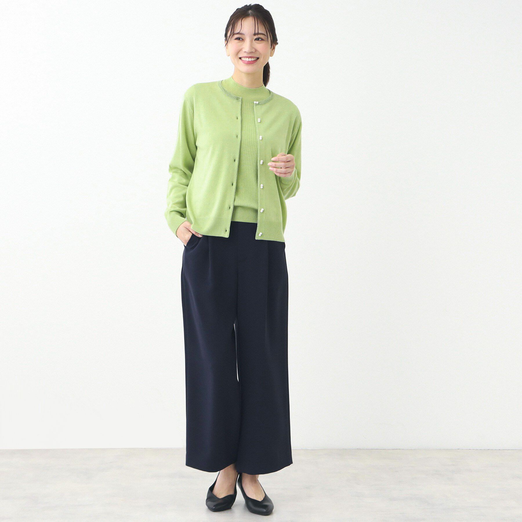 Reflect「【夏SALE／手洗い可】カーディガン＋ニットツインセット」|その他|