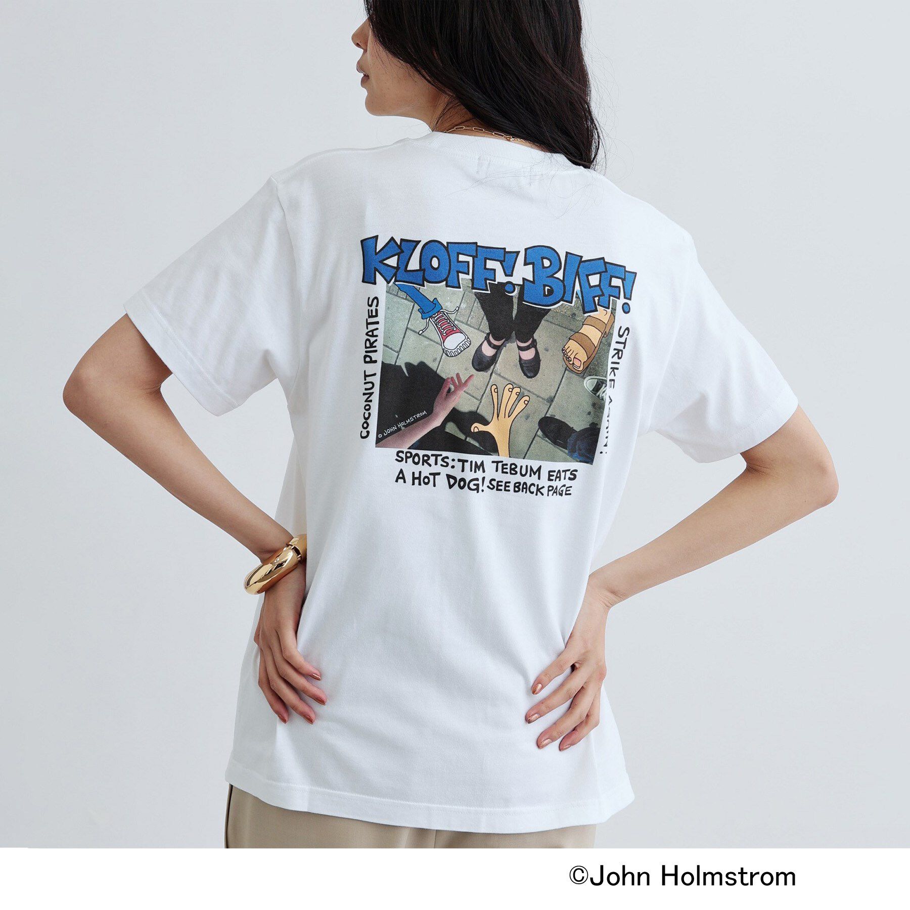 GALLEST「【GOOD ROCK SPEED&times;JOHN HOLMSTROM】KLOFF！ BIFF！ Tシャツ」|Tシャツ・カットソー|