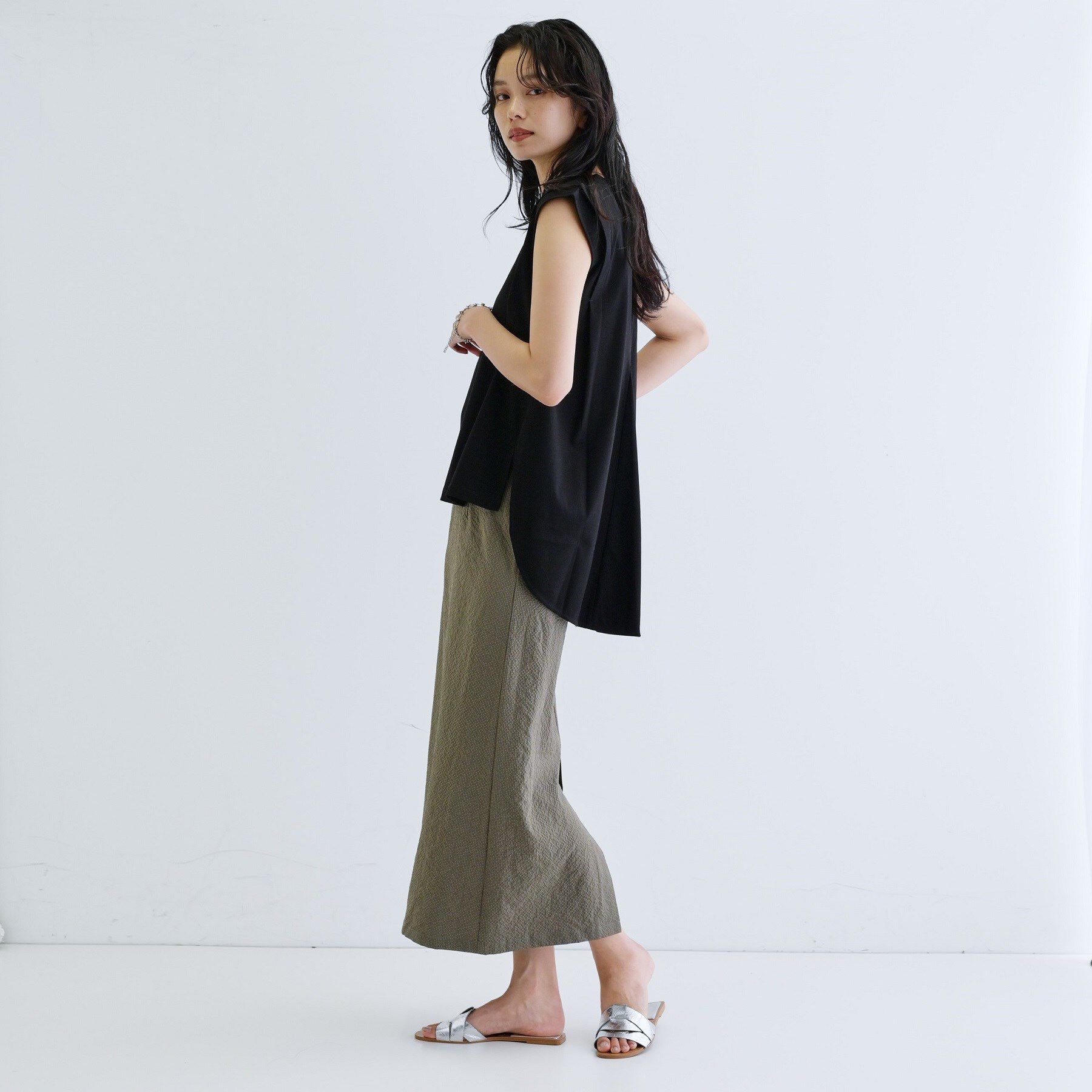 GALLEST「フィッシュテールカットソー」|Tシャツ・カットソー|