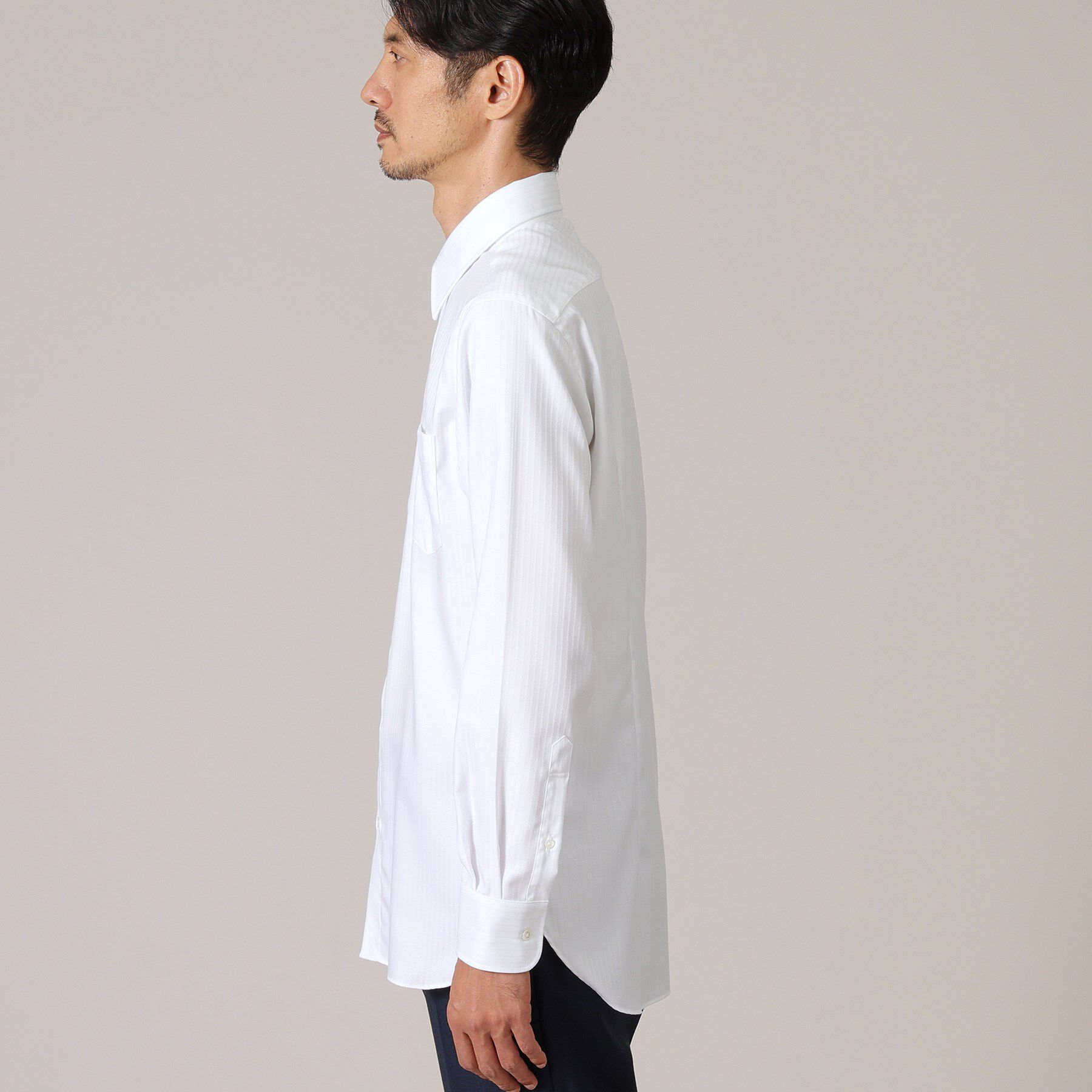 TAKEO KIKUCHI「【Made in JAPAN】ドビーストライプ ドレス シャツ」|シャツ・ブラウス|