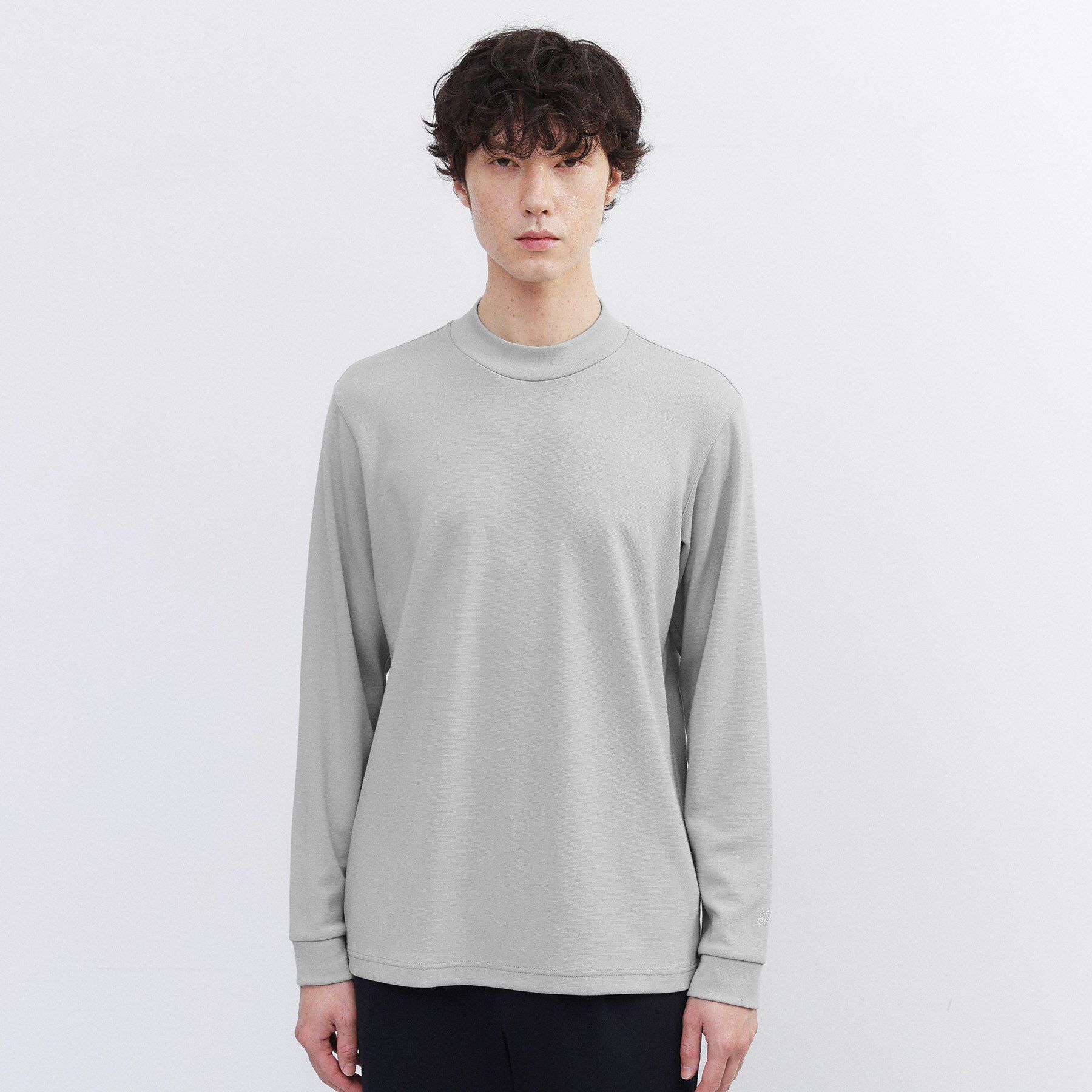 TAKEO KIKUCHI「ウール混 モックネック プルオーバー」|Tシャツ・カットソー|