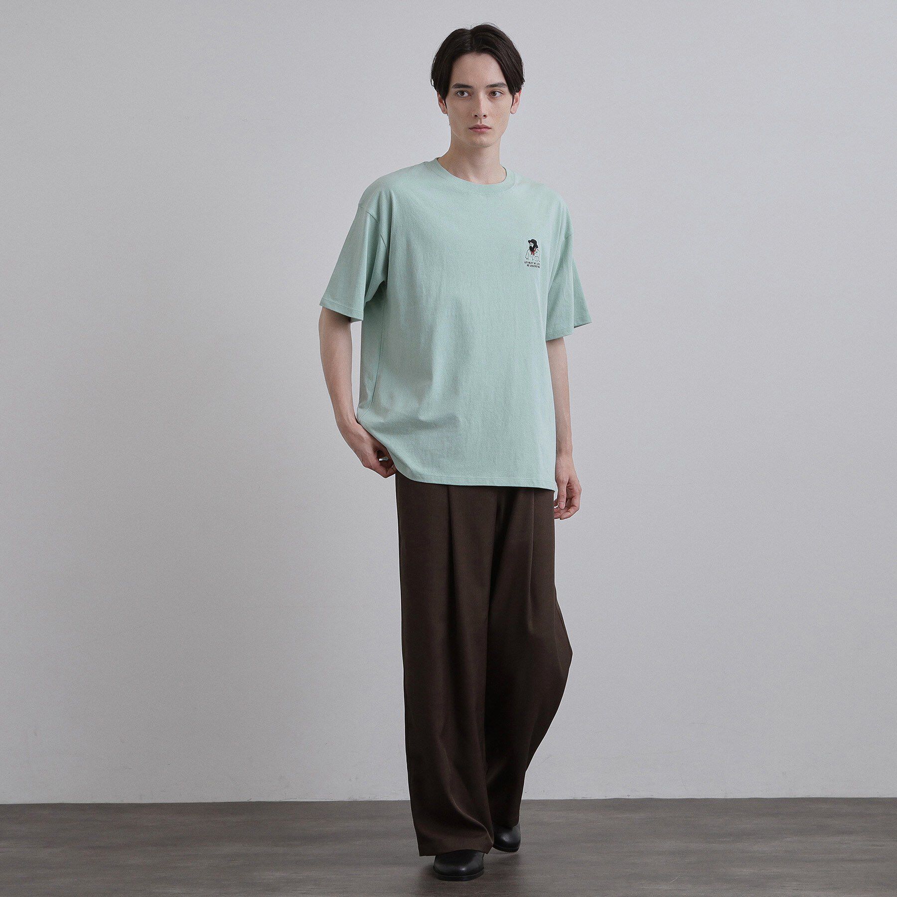 tk.TAKEO KIKUCHI「ひげオジワンポイントTシャツ」|Tシャツ・カットソー|