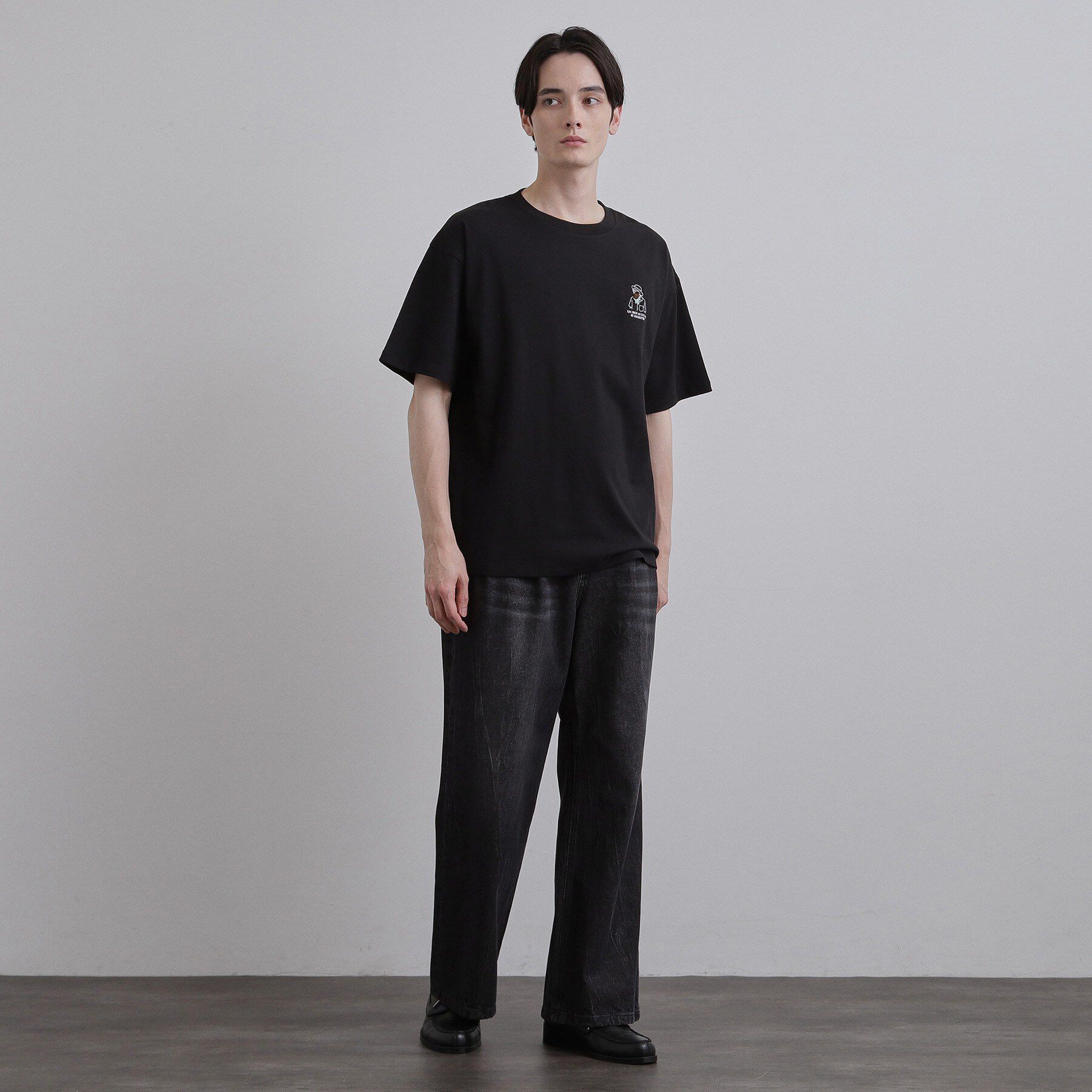 tk.TAKEO KIKUCHI「ひげオジワンポイントTシャツ」|Tシャツ・カットソー|