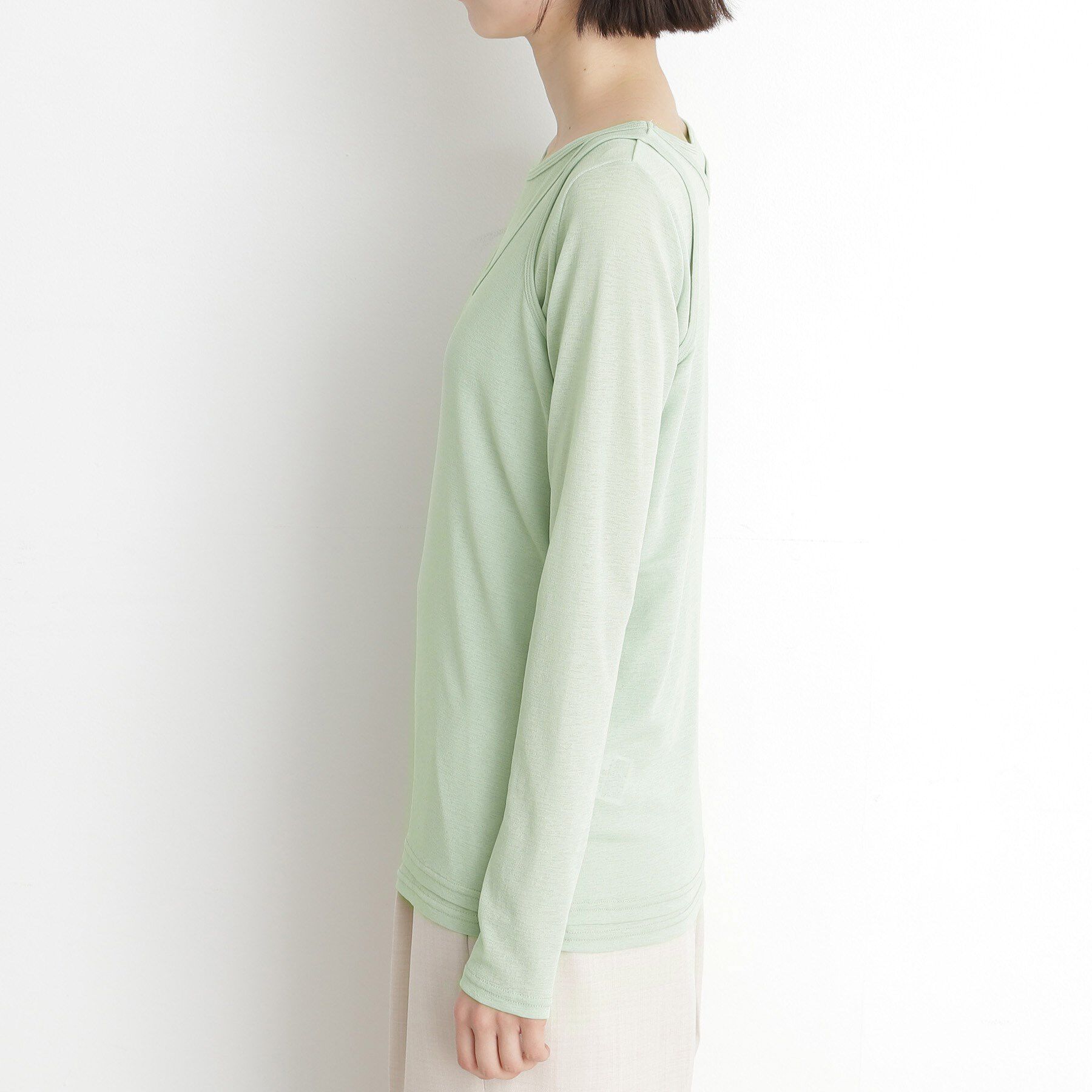 THE SHOP TK「シアーフライスレイヤード　【セットアイテム】」|Tシャツ・カットソー|