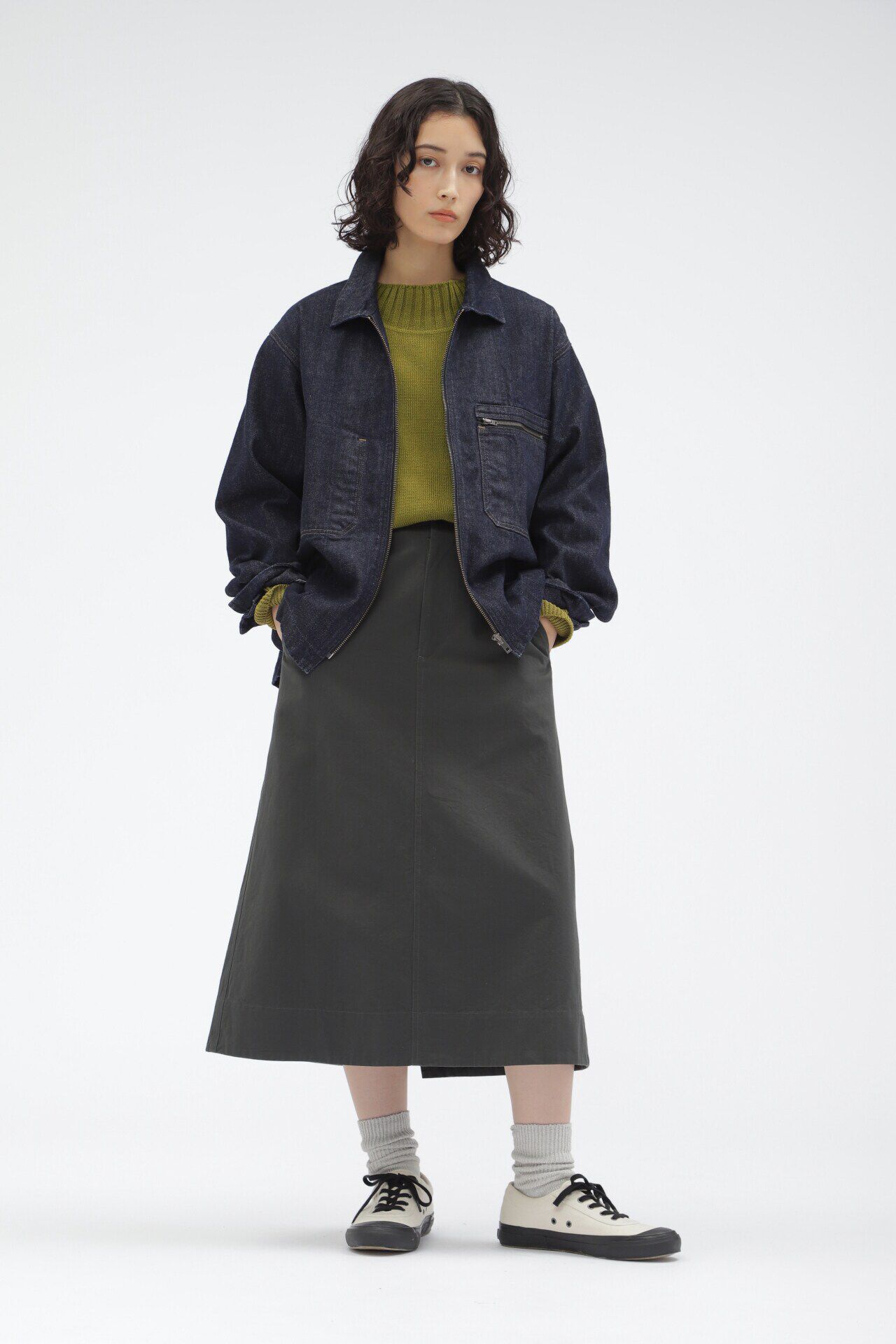 MHL.「CANTON DENIM」|ブルゾン・スタジャン|