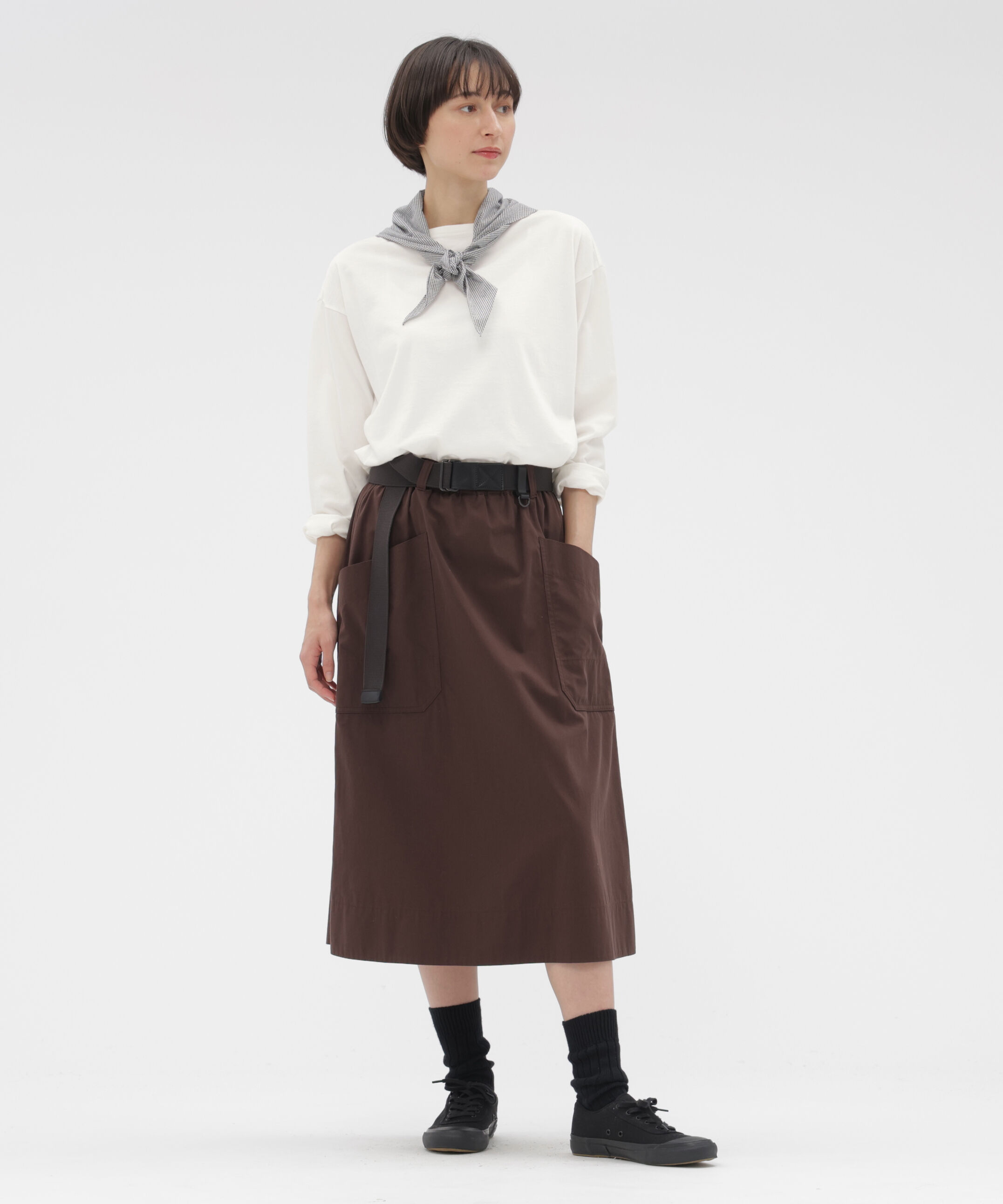 MHL.「SMOOTH COTTON JERSEY TOP」|Tシャツ・カットソー|